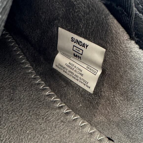 Vessi Men's Black Slip-on Sunday Slippers Size 11 - Picture 6 of 10